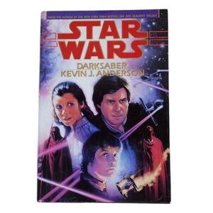 Star Wars Dark Saber Vintage 1995 Hardcover Book By Kevin Anderson